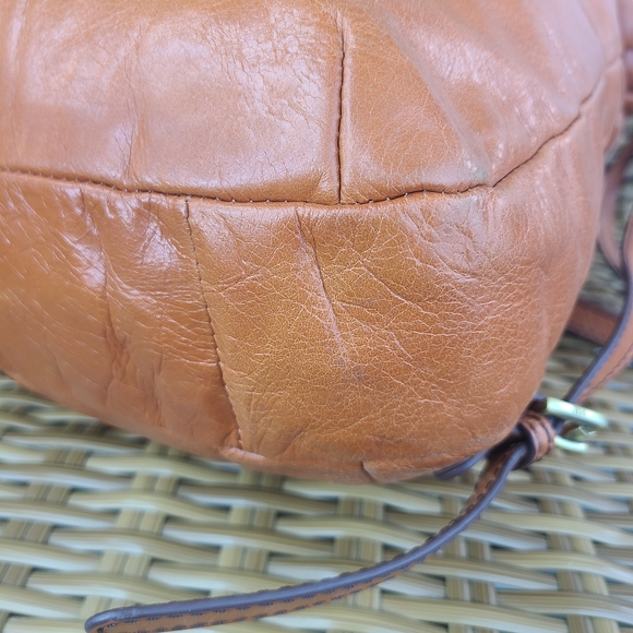 HOBO Orange Leather Hobo Bag - Picture 10 of 16